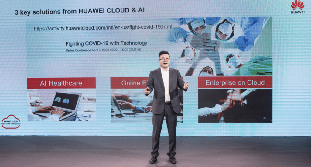 Deng Tao, President of HUAWEI CLOUD Global Market, launched the global action plan