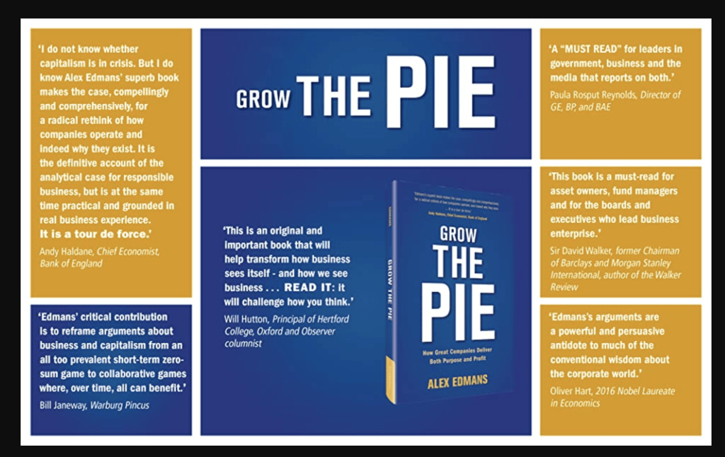 Book: Grow the Pie: How Great Companies Deliver Both Purpose and Profit