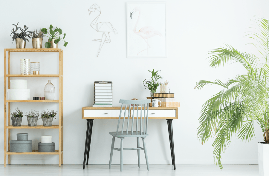 Image Home office with plants by bialasiewicz