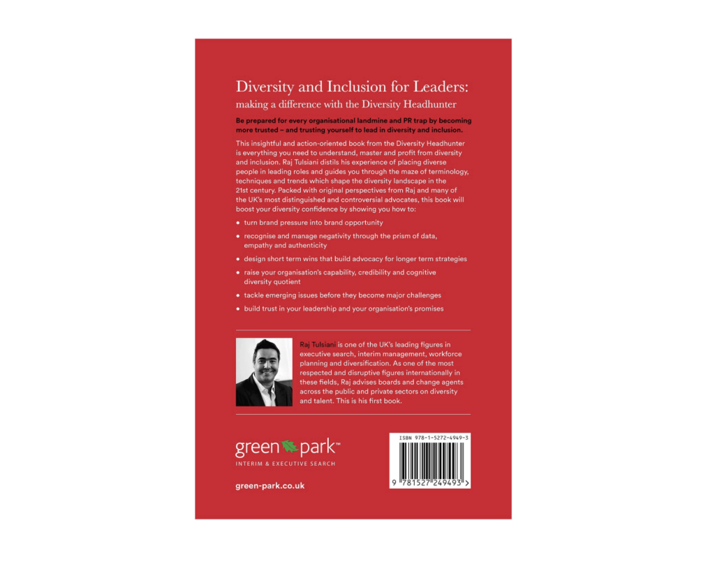 Diversity and Inclusion for Leaders: Making a Difference with the Diversity Headhunter Paperback – 1 Jan. 2019 by Raj Tulsiani