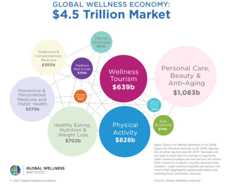 Wellness, Wellness Digital Economy, Meditation App, Holistic wellbeing