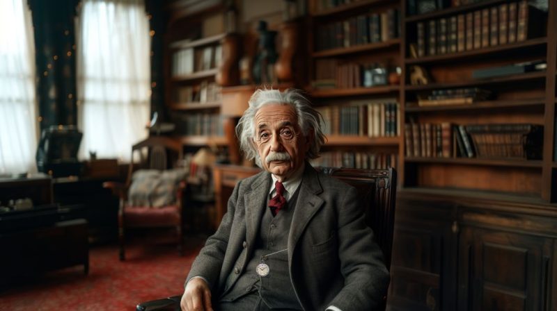 Exploring the Legacy of Albert Einstein with an AI featured and created by Dinis Guarda Wisdomia Ztudium