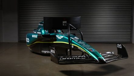 Aston Martin Aramco F1® Team Partners With Memento Exclusives for Auction of Autographed Motion Simulator